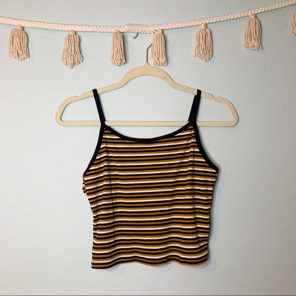 Striped Ribbed 90’s Vibe Tank Top